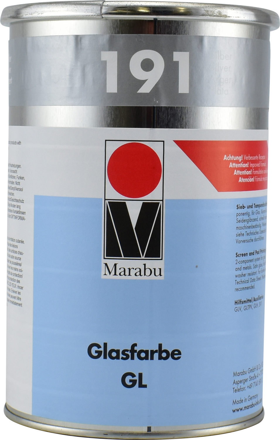 Glass ink GL 191 Silver Uniscreen Group Ltd NZ Digital and Screen Printing Supplier