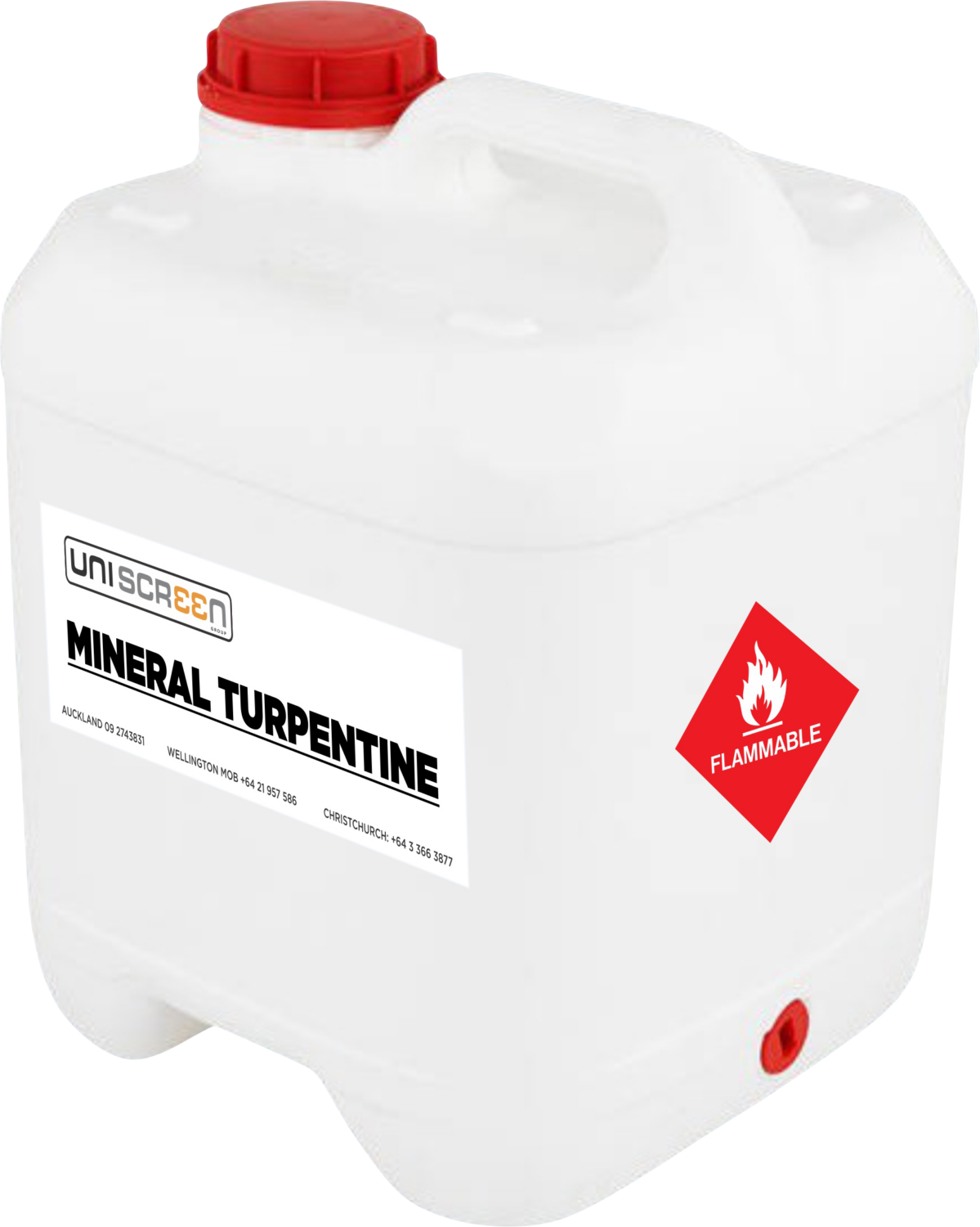 Mineral Turpentine Uniscreen Group Ltd NZ Digital and Screen Printing Supplier